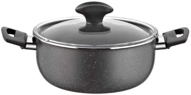 FRED - 28 cm DEEP Casserole - Multicolor-Gas Stove - Made in Turkey